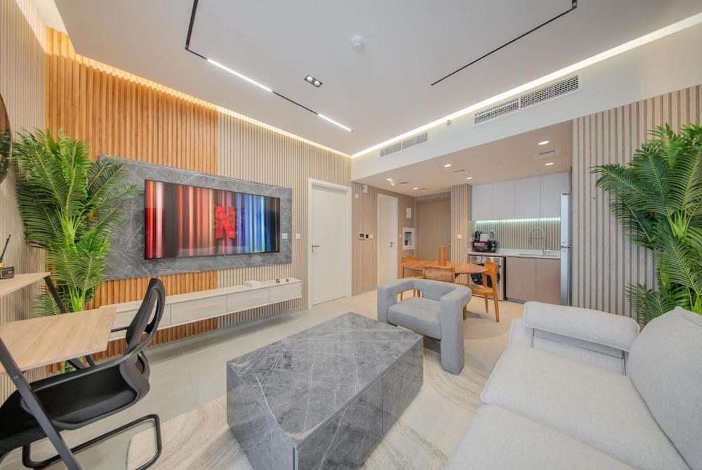 1BR Aesthetic Home Aljada - 2 Washrooms - Balcony