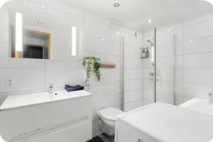 apartment on the first floor of the house