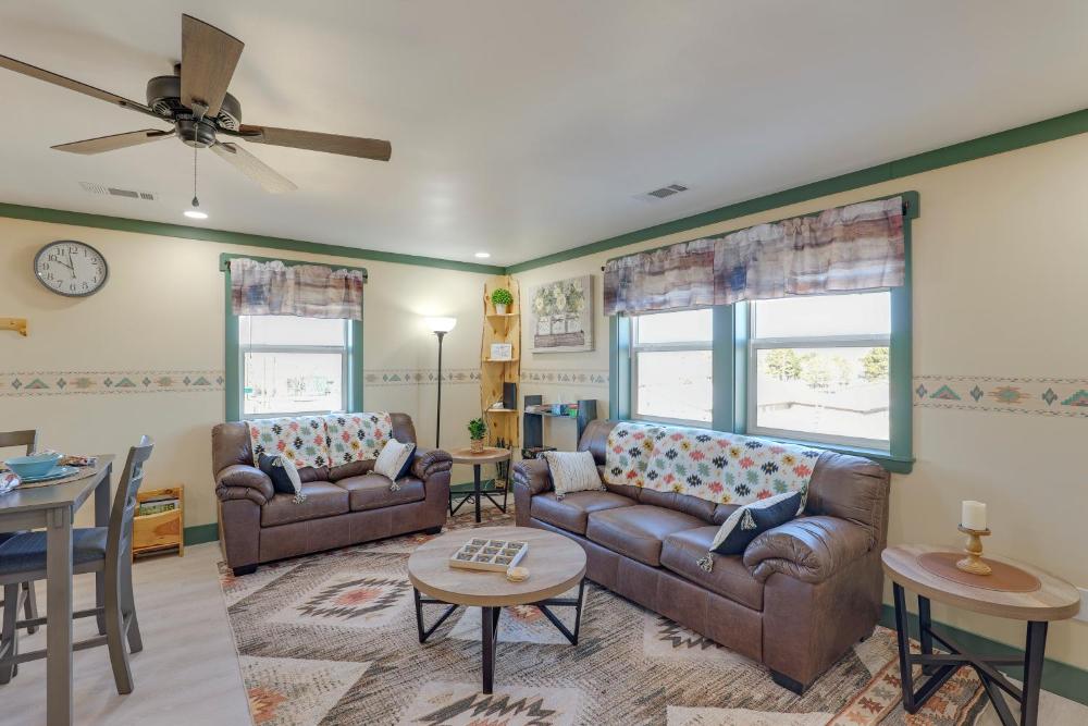 Near ATV Trails Carlsbad Apt with Shared Fire Pit