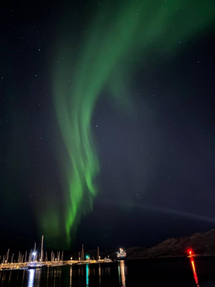 Norway Lights center of Bodo near Train station and Airoport